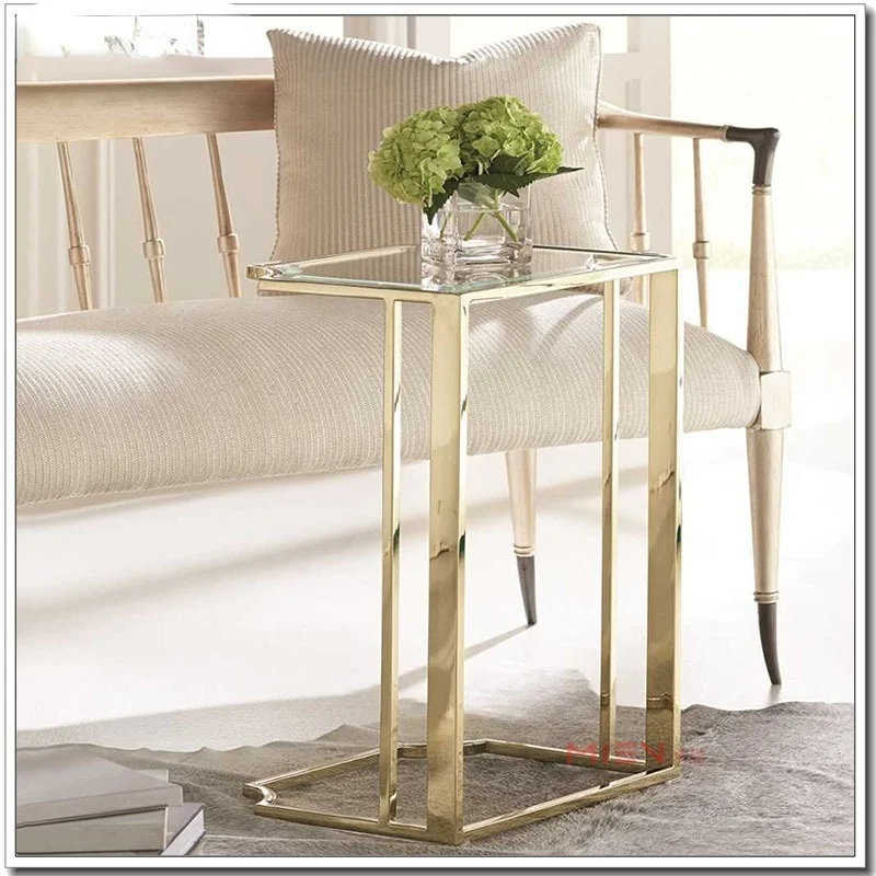 TT Nordic Champagne Gold Glass Small Coffee Table Simple Small Apartment Practical Square Sofa Side Table Stretch into Sofa
TT Nordic Champagne Gold Glass Small Coffee Table Simple Small Apartment Practical Square Sofa Side Table Stretch into Sofa