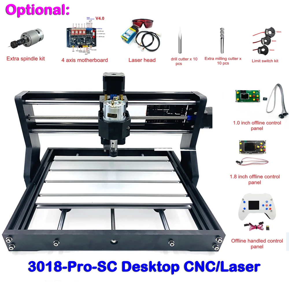 Фрезерный станок для печатных плат с ЧПУ 3018
Фрезерный станок для печатных плат с ЧПУ 3018