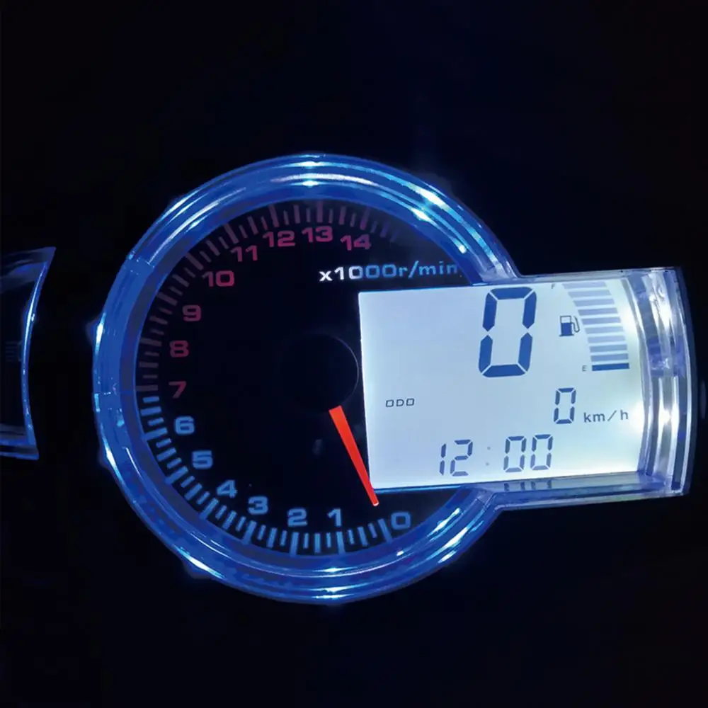 35% Hot Sales!!! Adjustable Motorcycle LCD Odometer Speedometer Tachometer Gauge for 2 4 Cylinder
35% Hot Sales!!! Adjustable Motorcycle LCD Odometer Speedometer Tachometer Gauge for 2 4 Cylinder