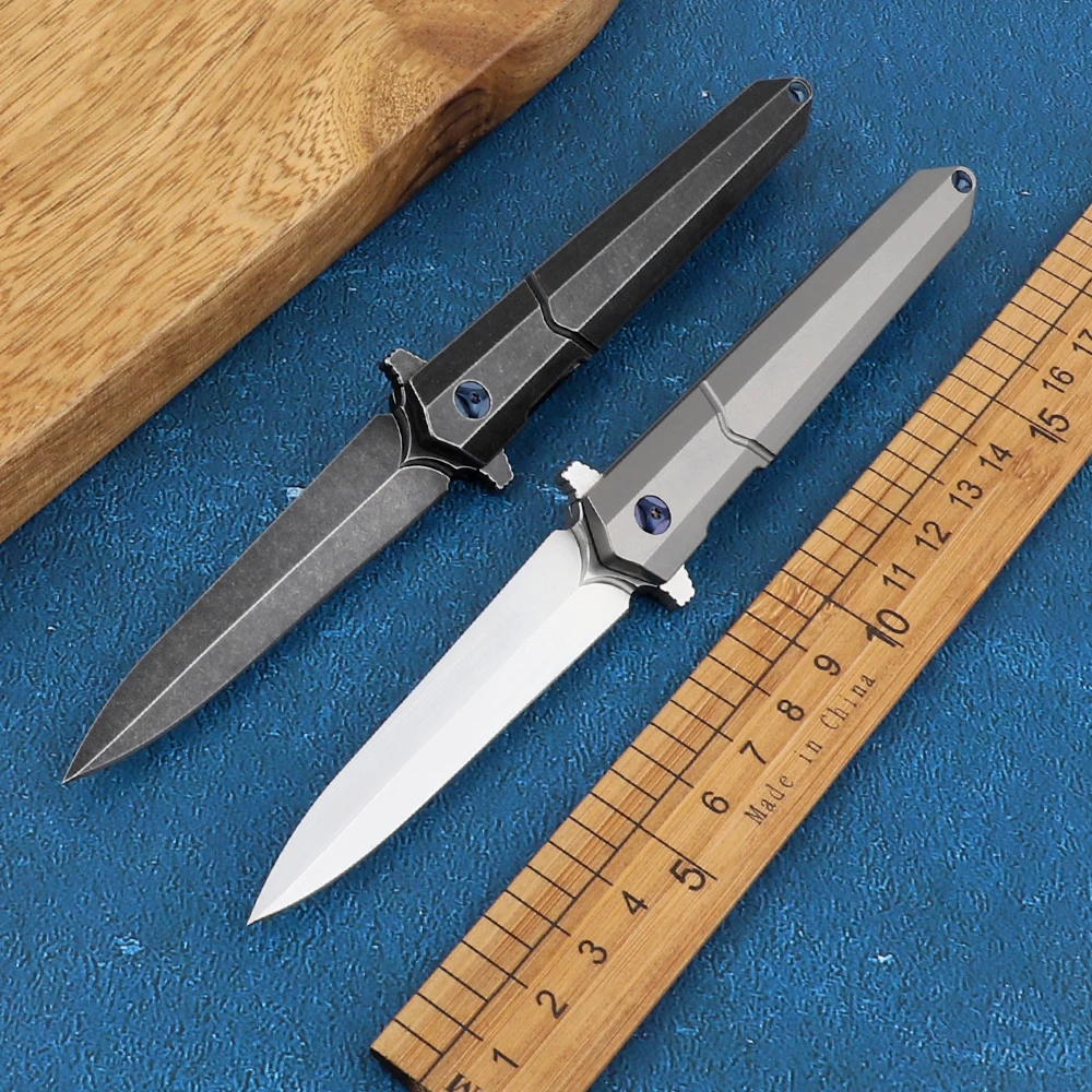 Маленький складной нож excalibur M390 лезвие TC4 ручка из титанового сплава практичный