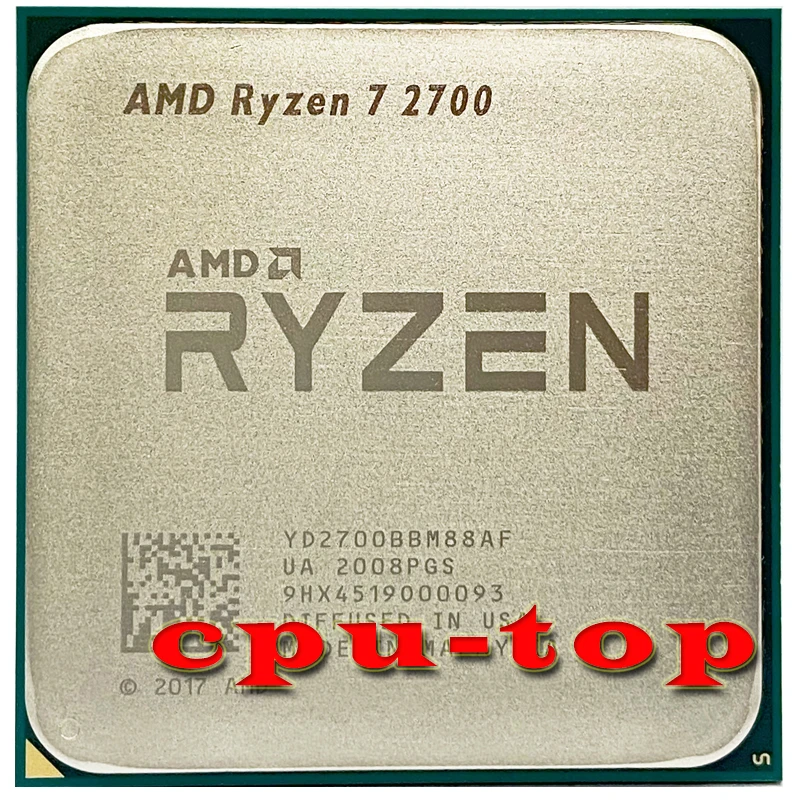 AMD Ryzen 7 2700 3 2 ГГц Восьмиядерный Sinteen плотность ткани 16M 65 Вт Процессор процессор