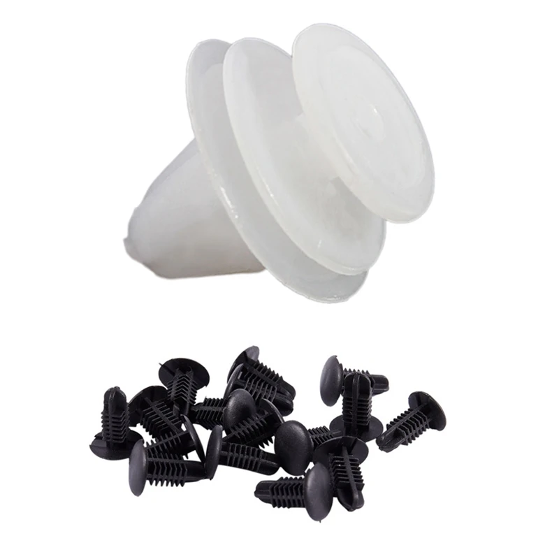10X Car Door Panel Mounting Clips White For Peugeot 206 207 1007 307 & 16Pcs Plastic Rivets Clip 4Mm X 5Mm X 15Mm Black
10X Car Door Panel Mounting Clips White For Peugeot 206 207 1007 307 & 16Pcs Plastic Rivets Clip 4Mm X 5Mm X 15Mm Black
