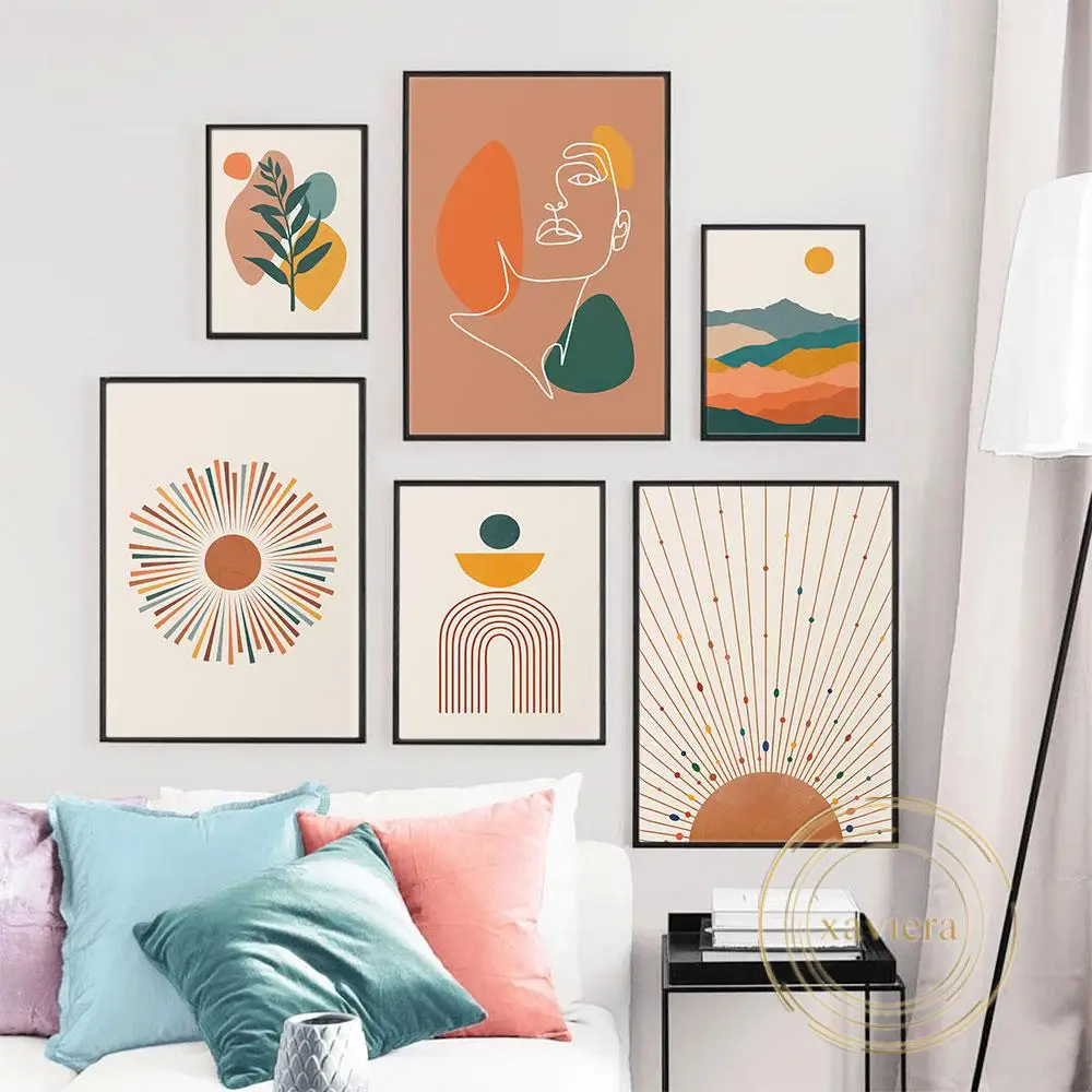 Abstract Bohe Poster Colorful Geometric Pattern Canvas Painting Vintage Minimalist Wall Art Picture Home Decoration Living Room
Abstract Bohe Poster Colorful Geometric Pattern Canvas Painting Vintage Minimalist Wall Art Picture Home Decoration Living Room