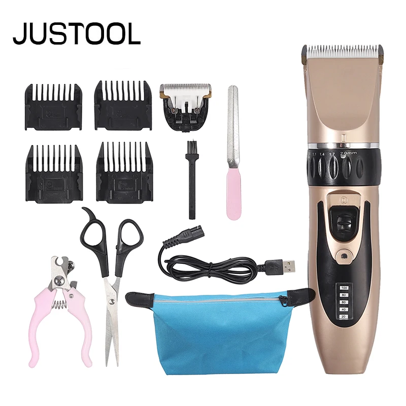 JUSTOOL Rechargeable Electrical Pet Clipper Dogs Hair Clipper Trimmer Haircut Shaver Cats Hair Cut Remover Pets Machine Grooming
JUSTOOL Rechargeable Electrical Pet Clipper Dogs Hair Clipper Trimmer Haircut Shaver Cats Hair Cut Remover Pets Machine Grooming