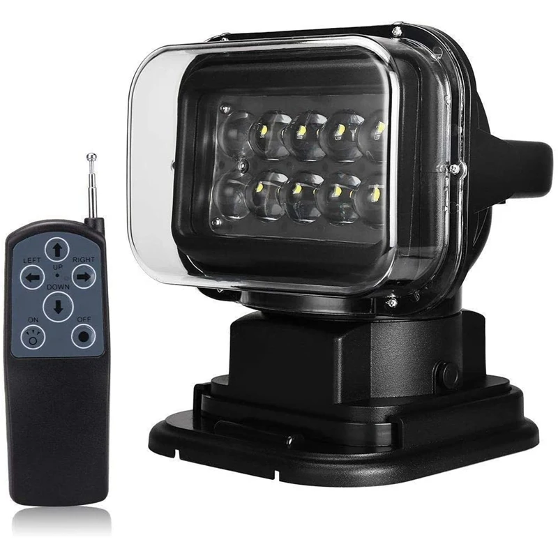 Boat Spotlight 50W Remote Control Spot Light With Remote Control Magnetic Spotlight For Truck UTV SUV Marine Boat Car
Boat Spotlight 50W Remote Control Spot Light With Remote Control Magnetic Spotlight For Truck UTV SUV Marine Boat Car