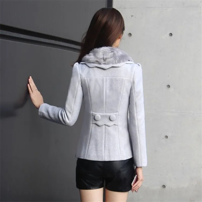 Women's Woolen Coat New Female Thicken Autumn Winter Wool Jacket Mom Short Woolen Overcoat Femme Fashion Tops Women Woolen Coats
Women's Woolen Coat New Female Thicken Autumn Winter Wool Jacket Mom Short Woolen Overcoat Femme Fashion Tops Women Woolen Coats