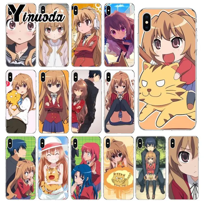 Yinuoda милый Toradora amine роскошный уникальный дизайн телефона чехол для iPhone 8 7 6 6S Plus 5 5S