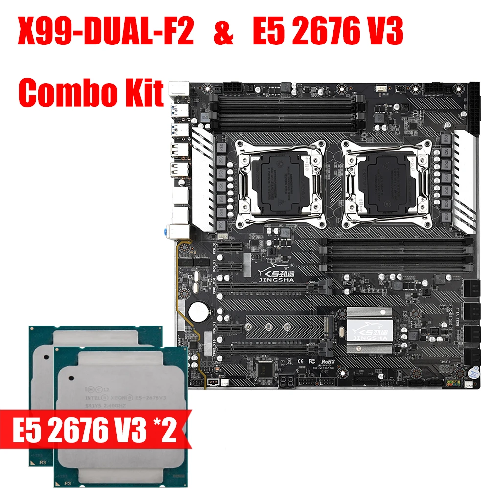 X99 Dual F2 Desktop Board LGA 2011V3 V4 And e5 2676 V3 Combined M.2 Nvme Slot Supports DDR4 Eight Channel 256g Sata3.0 USB3.0
X99 Dual F2 Desktop Board LGA 2011V3 V4 And e5 2676 V3 Combined M.2 Nvme Slot Supports DDR4 Eight Channel 256g Sata3.0 USB3.0
