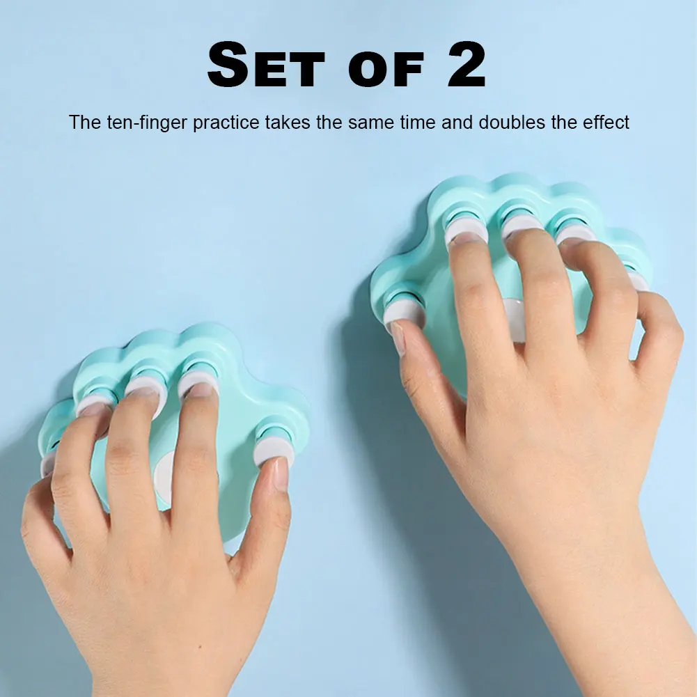 1 Pair Piano Finger Trainer with 5 Round Keys for Grip Stringed Instrument Accessories Fingers Grips Exerciser Trainer
1 Pair Piano Finger Trainer with 5 Round Keys for Grip Stringed Instrument Accessories Fingers Grips Exerciser Trainer