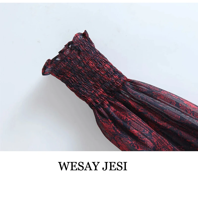 WESAY JESI Womens Shirt 2021 Chiffon Blouses Vintage Bow Tie V Neck Long Sleeve Casual Blouses Female Flower Summr Chiffon Tops
WESAY JESI Womens Shirt 2021 Chiffon Blouses Vintage Bow Tie V Neck Long Sleeve Casual Blouses Female Flower Summr Chiffon Tops