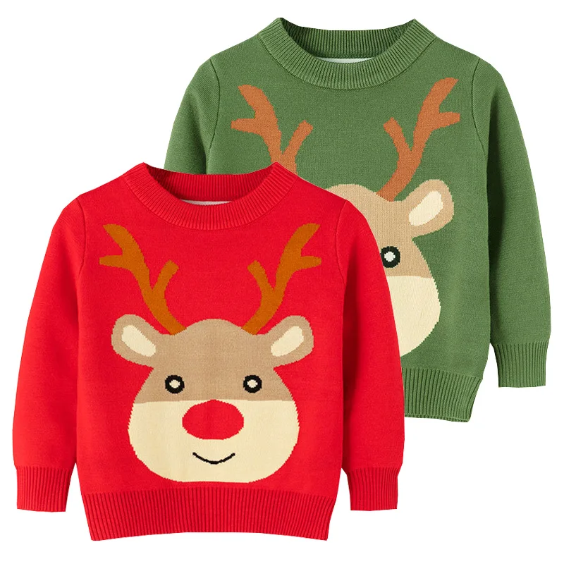 Christmas Milu Deer Boys Sweaters Cotton Blend Winter Children Clothes Toddler Girls Pullover Kids Kntited Wear
Christmas Milu Deer Boys Sweaters Cotton Blend Winter Children Clothes Toddler Girls Pullover Kids Kntited Wear