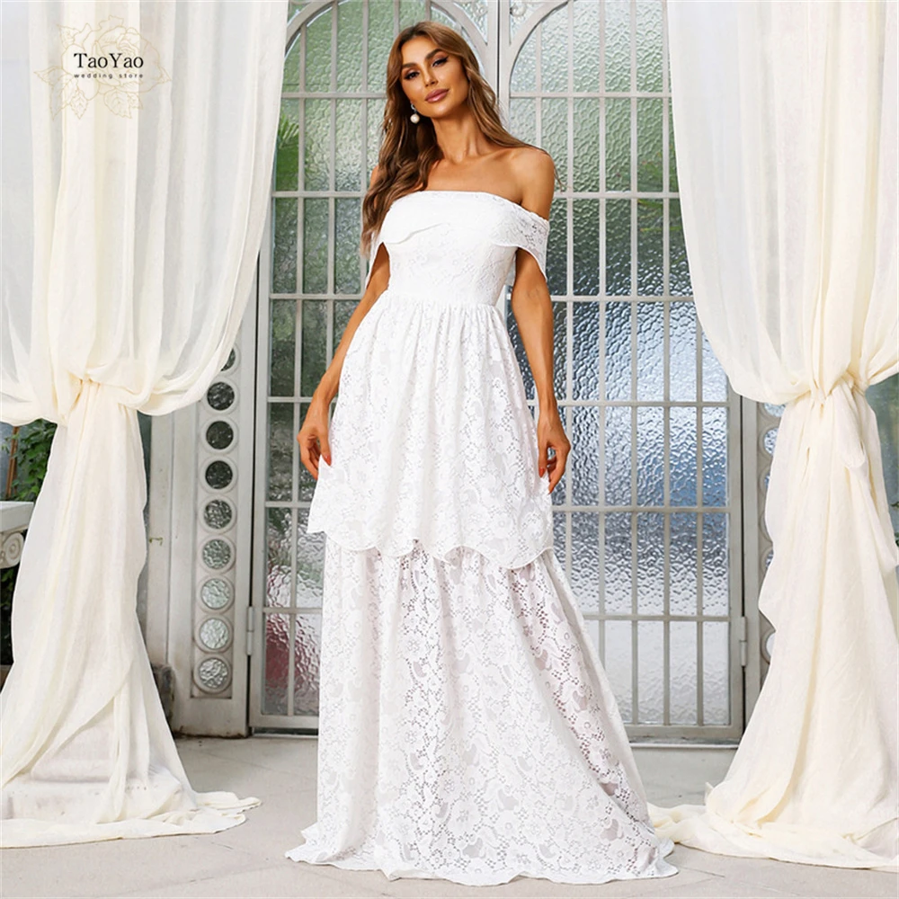 Lace White Evening Dress Long for Women Wedding Goens Bridesmaid Dress Woman Party Night Vestidos De Fiesta De Noche
Lace White Evening Dress Long for Women Wedding Goens Bridesmaid Dress Woman Party Night Vestidos De Fiesta De Noche