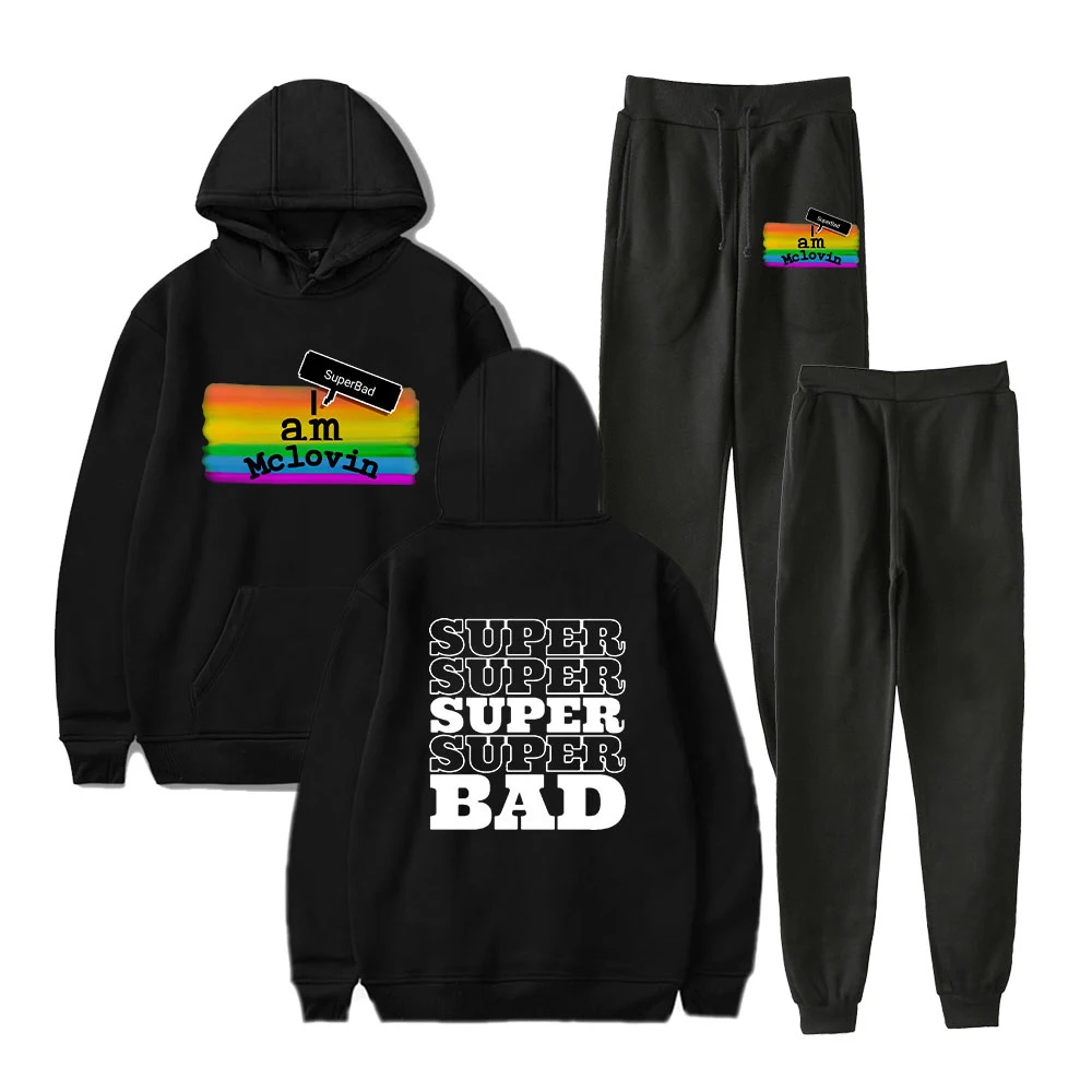Mclovin Two Piece Set Women Men Long Sleeve Hoodies+Jogger Pants Fashion Hot Sale Casual Streetwear Clothes
Mclovin Two Piece Set Women Men Long Sleeve Hoodies+Jogger Pants Fashion Hot Sale Casual Streetwear Clothes