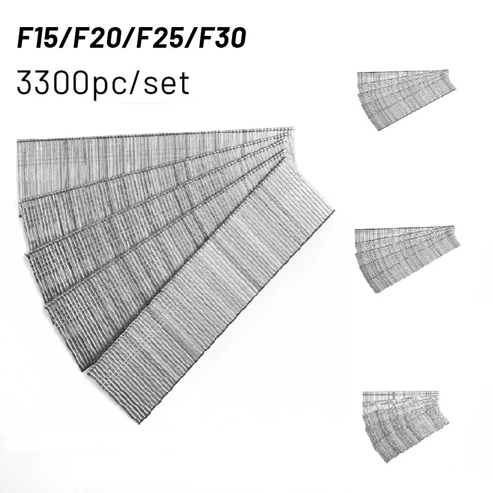 3300pcs F15/F20/F25/F30 Straight Brad Gun Nail Electric Nailer Nail Furniture DIY Household Garden Woodworking Tool Nailer
3300pcs F15/F20/F25/F30 Straight Brad Gun Nail Electric Nailer Nail Furniture DIY Household Garden Woodworking Tool Nailer