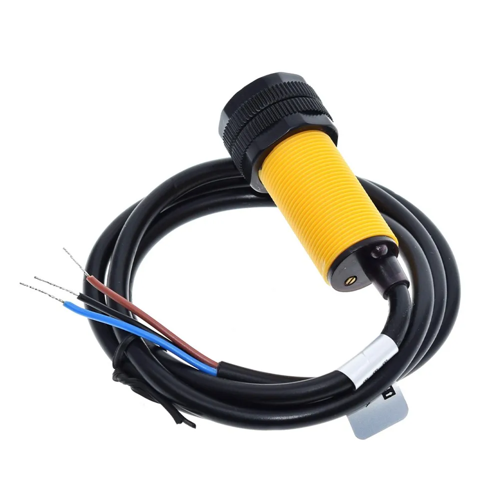 Smart Car Robot E18-D80NK Infrared Obstacle Avoidance Photoelectric Sensor Proximity Switch 3-80cm Detection Range Adjustable
Smart Car Robot E18-D80NK Infrared Obstacle Avoidance Photoelectric Sensor Proximity Switch 3-80cm Detection Range Adjustable