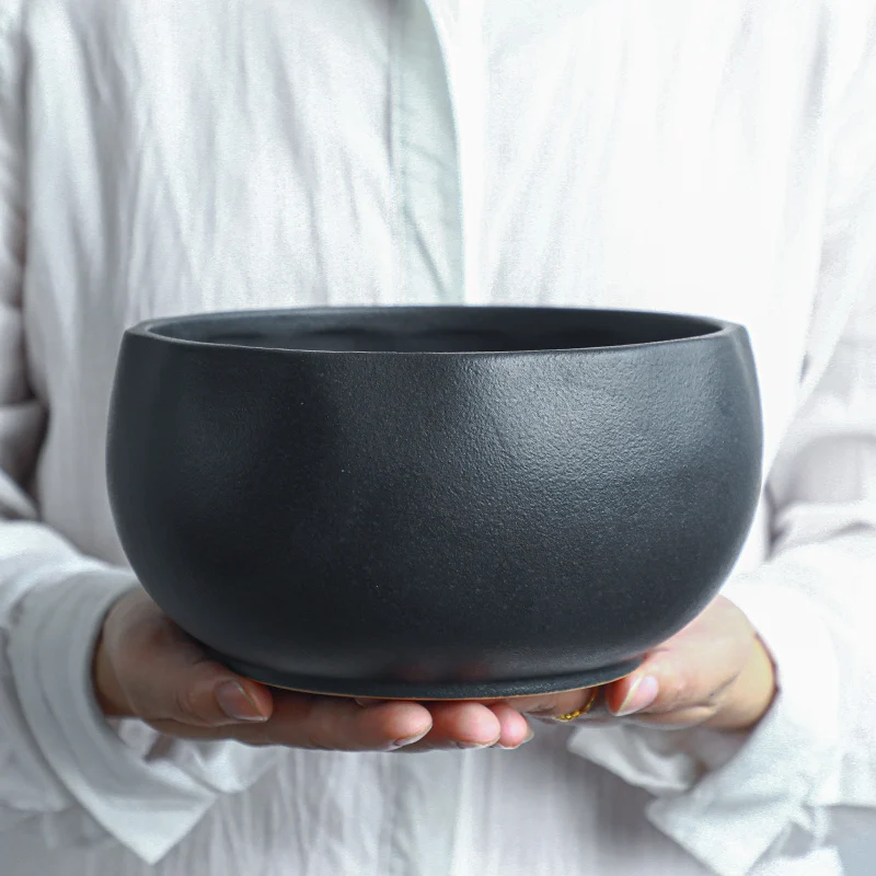 Relief Black Pottery Tea Wash Large Ceremony Household Cylindrical Tea Wash Bowl Accessories Ceremonia Del Te Teaware DH50CX
Relief Black Pottery Tea Wash Large Ceremony Household Cylindrical Tea Wash Bowl Accessories Ceremonia Del Te Teaware DH50CX