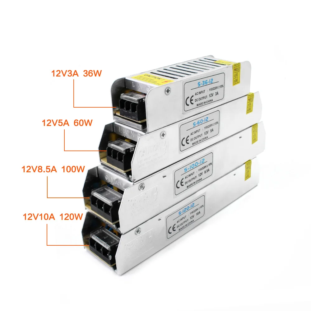 Transformer AC/DC 12V LED Driver Adapter Power Supply Lighting Converter 220V TO 12V Power Adapter Supply 3A 5A 10A 12A 15A 20A
Transformer AC/DC 12V LED Driver Adapter Power Supply Lighting Converter 220V TO 12V Power Adapter Supply 3A 5A 10A 12A 15A 20A