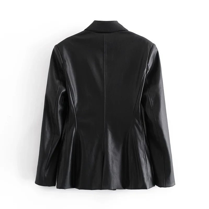 Women's Black PU Blazers Office Formal Ladies Blazer Female Autumn 2020 Jackets Long Sleeves Coat Faux Leather Elegant Outercoat
Women's Black PU Blazers Office Formal Ladies Blazer Female Autumn 2020 Jackets Long Sleeves Coat Faux Leather Elegant Outercoat