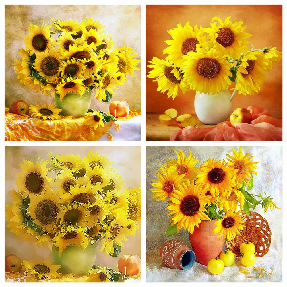 Full Diamond 5D DIY Diamond Embroidery Sunflower Diamond Painting Cross Stitch Vase Mosaic Sale Farmhouse Decor
Full Diamond 5D DIY Diamond Embroidery Sunflower Diamond Painting Cross Stitch Vase Mosaic Sale Farmhouse Decor