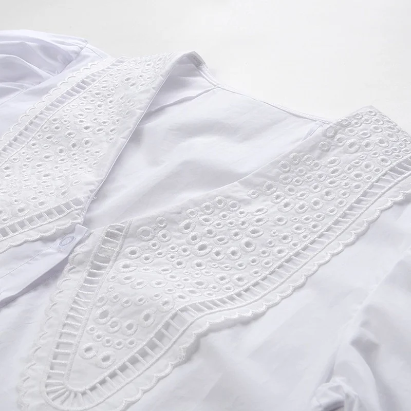 Spring Summer Blouses for Women Shirts Deep V-Neck Yellow White Puff Sleeve Casual Holiday Elegant Office Lady Blousas Harajuku
Spring Summer Blouses for Women Shirts Deep V-Neck Yellow White Puff Sleeve Casual Holiday Elegant Office Lady Blousas Harajuku
