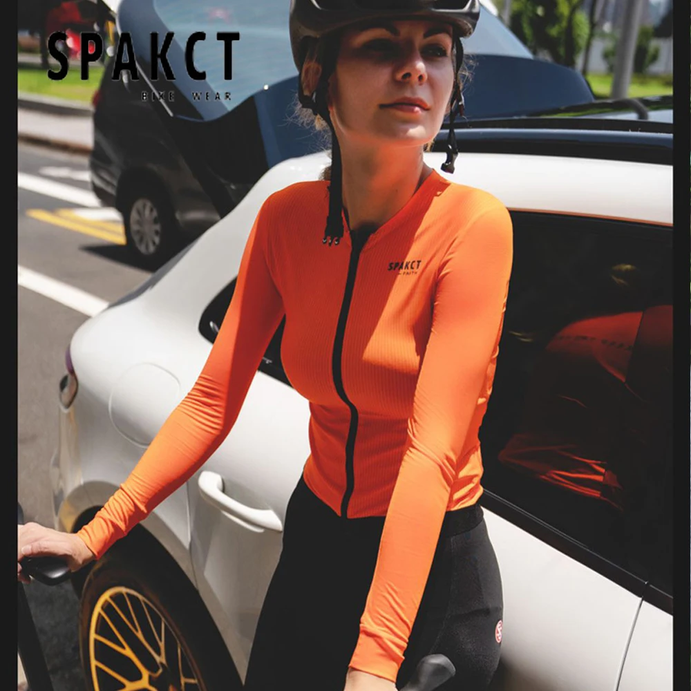 SPAKCT Tight-fitting Cycling Clothes Spring And Summer Men And Women Long-sleeved Mountain Road Bike Sunscreen Double Zipper
SPAKCT Tight-fitting Cycling Clothes Spring And Summer Men And Women Long-sleeved Mountain Road Bike Sunscreen Double Zipper
