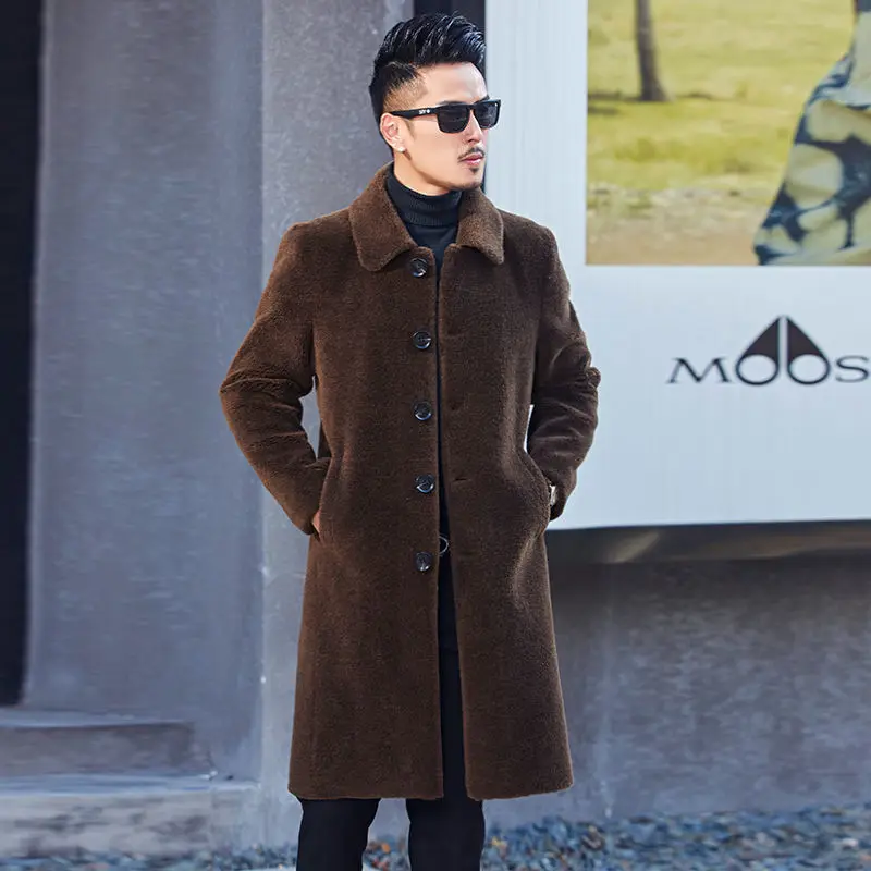 2021 Men Winter Fashion Real Fur Natural Wool Coats Male Natural Lamb Fur Outwear Man Mid-long Sheep Shearling Jackets O609
2021 Men Winter Fashion Real Fur Natural Wool Coats Male Natural Lamb Fur Outwear Man Mid-long Sheep Shearling Jackets O609