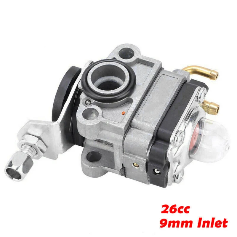 1* Carburettor Carb Various Strimmer Hedge Trimmer Brush Cutter Chainsaw 9mm 26cc 100% Brand New And High Quality
1* Carburettor Carb Various Strimmer Hedge Trimmer Brush Cutter Chainsaw 9mm 26cc 100% Brand New And High Quality