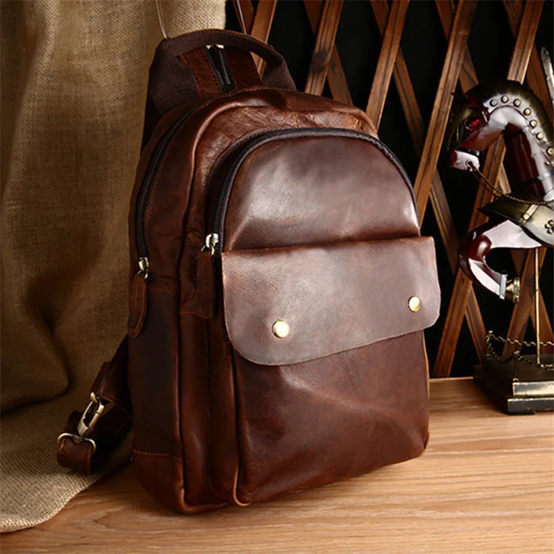 Vintage chest bag 12 inch tide bag men's and women's multifunctional Leather Backpack outdoor travel Leather Backpack
Vintage chest bag 12 inch tide bag men's and women's multifunctional Leather Backpack outdoor travel Leather Backpack