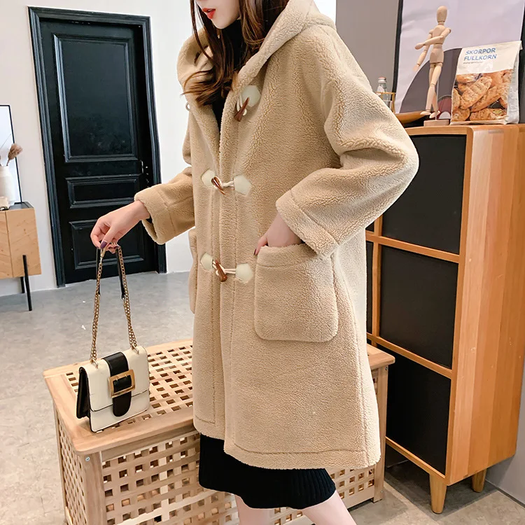 Korean Style Autumn and Winter Fleece Chenille Coat Women's Mid-Length Lamb Wool Fur Coat Women Coats Trench Clothes Parkas
Korean Style Autumn and Winter Fleece Chenille Coat Women's Mid-Length Lamb Wool Fur Coat Women Coats Trench Clothes Parkas