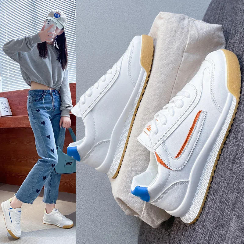 Korean Breathable Platform Shoes Women Spring/Autumn 2021 Sneakers Women Low (1cm-3cm) Lace-up Tenis Feminino Shoes for Women
Korean Breathable Platform Shoes Women Spring/Autumn 2021 Sneakers Women Low (1cm-3cm) Lace-up Tenis Feminino Shoes for Women