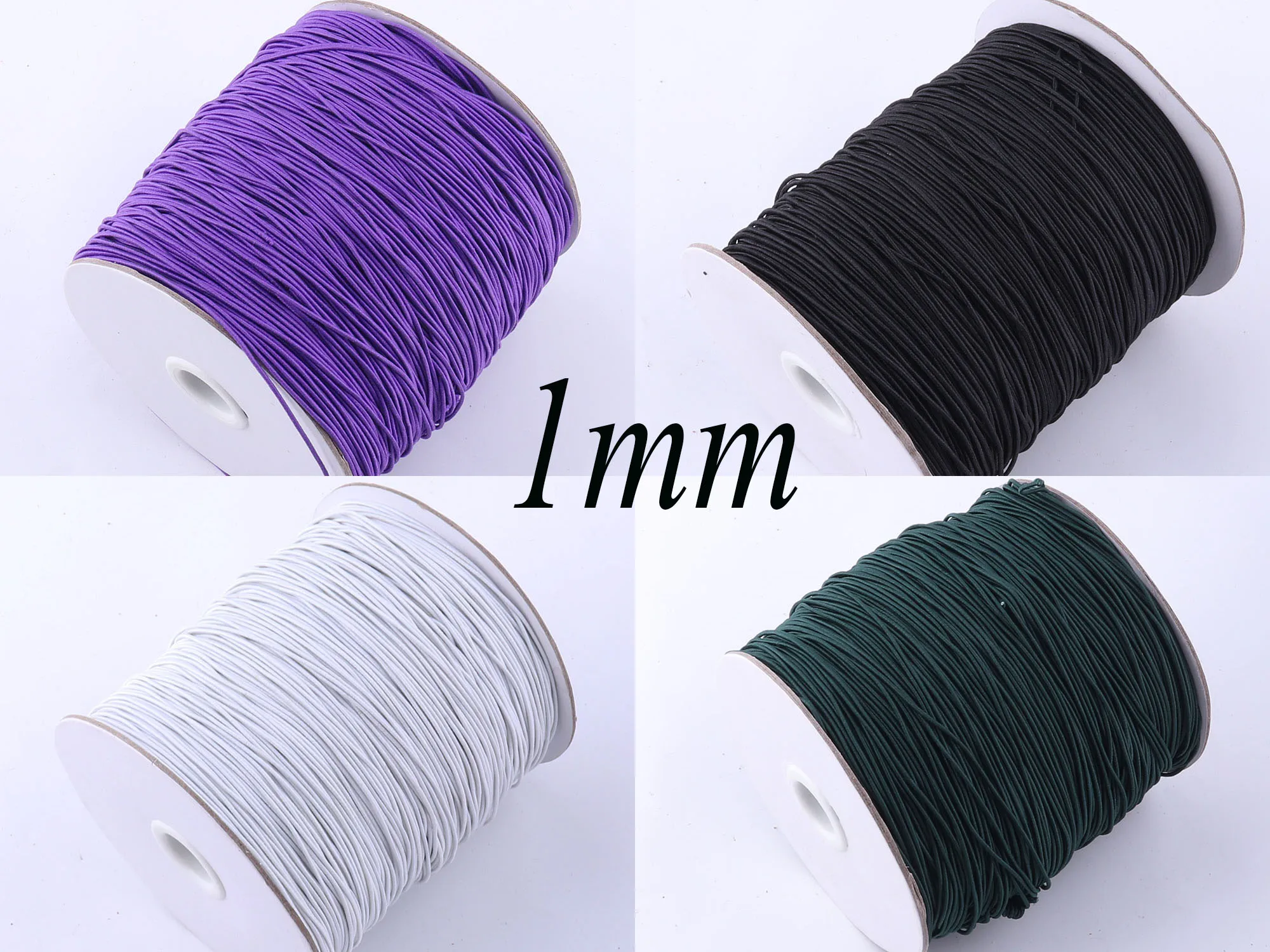 1mm Purple/White/Black/Dark Green Nylon Coated Elastic Cord Stretch Elastic Craft Thread Drawcord Round Drawstring 50m
1mm Purple/White/Black/Dark Green Nylon Coated Elastic Cord Stretch Elastic Craft Thread Drawcord Round Drawstring 50m