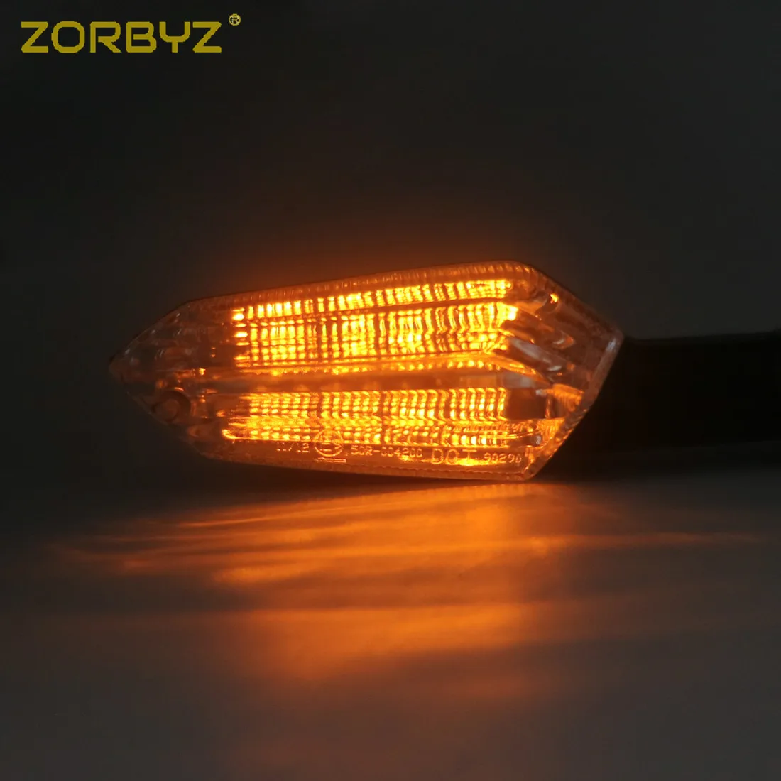 ZORBYZ LED Motorcycle Clear Turn Signal Light Indicators For Kawasaki Ninja 300 Z250/Z800 ZX-6R 2013-2015 |