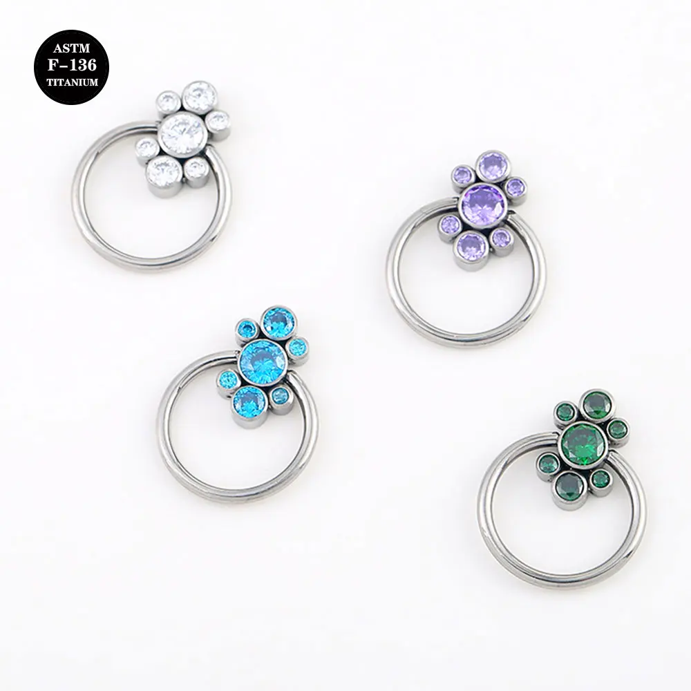 16G ASTM F136 Titanium Captive Bead Ring CBR Hoop for Nose Septum Ear Daith Conch Piercing Body Jewelry
16G ASTM F136 Titanium Captive Bead Ring CBR Hoop for Nose Septum Ear Daith Conch Piercing Body Jewelry
