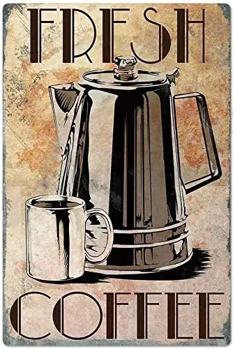 Coffee Bar Coffee Menu Tin Sign Cafe bar Home Wall Art Decoration Retro Metal Tin Sign 8x12 inch
Coffee Bar Coffee Menu Tin Sign Cafe bar Home Wall Art Decoration Retro Metal Tin Sign 8x12 inch