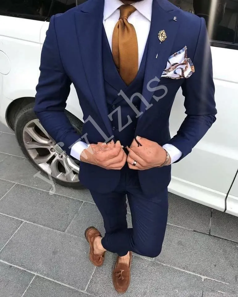 Handsome Groomsmen Wool blend Groom Tuxedos Mens Wedding Dress Man Jacket Blazer Prom Dinner (Jacket+Pants+Tie+Vest) A105
Handsome Groomsmen Wool blend Groom Tuxedos Mens Wedding Dress Man Jacket Blazer Prom Dinner (Jacket+Pants+Tie+Vest) A105