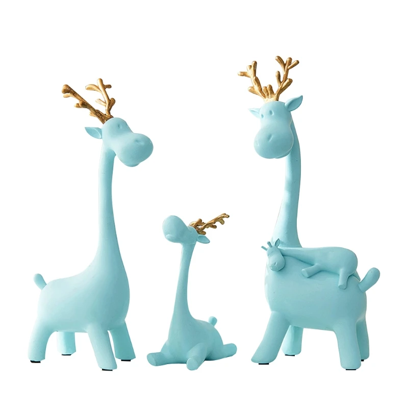 The Deer Family Figurines Toys Decor Home Decor Resin Ornament Decoration for Birthday Wedding
The Deer Family Figurines Toys Decor Home Decor Resin Ornament Decoration for Birthday Wedding