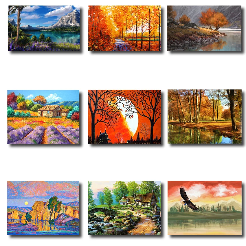 Набор для рисования по номерам на холсте Пейзаж
Набор для рисования по номерам на холсте Пейзаж