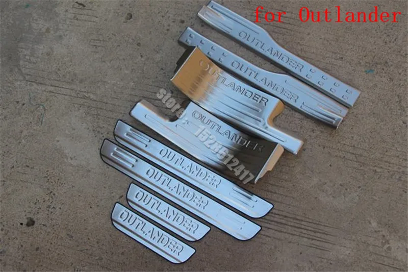 Car styling Samurai Stainless Steel Inner and Outer Side Door Sill Scuff Plate Trims 8pcs for 2013 -2016 Mitsubishi Outlander
Car styling Samurai Stainless Steel Inner and Outer Side Door Sill Scuff Plate Trims 8pcs for 2013 -2016 Mitsubishi Outlander