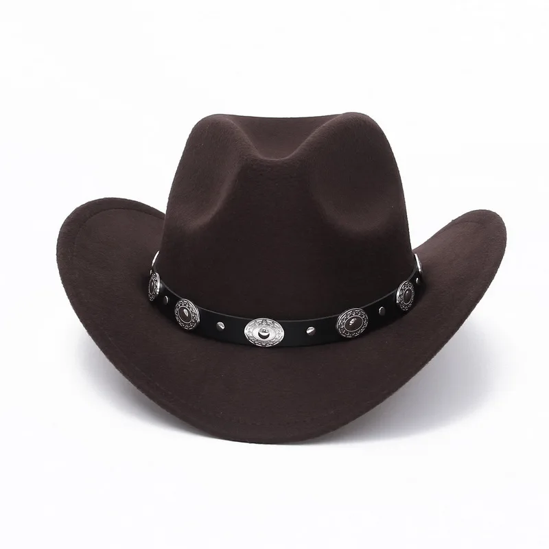 New Vintage Western Cowboy Hat For Men Wide Brim Cowboy Jazz Cap With Leather Belt Sombrero Cap Four Seasons
New Vintage Western Cowboy Hat For Men Wide Brim Cowboy Jazz Cap With Leather Belt Sombrero Cap Four Seasons