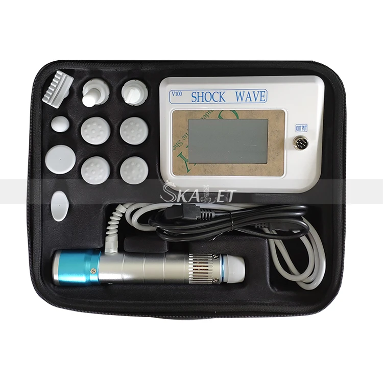 11 Tip Portable Shock Wave Massage Therapy Machine for Body Pain Relief and ED Function Treatment
11 Tip Portable Shock Wave Massage Therapy Machine for Body Pain Relief and ED Function Treatment