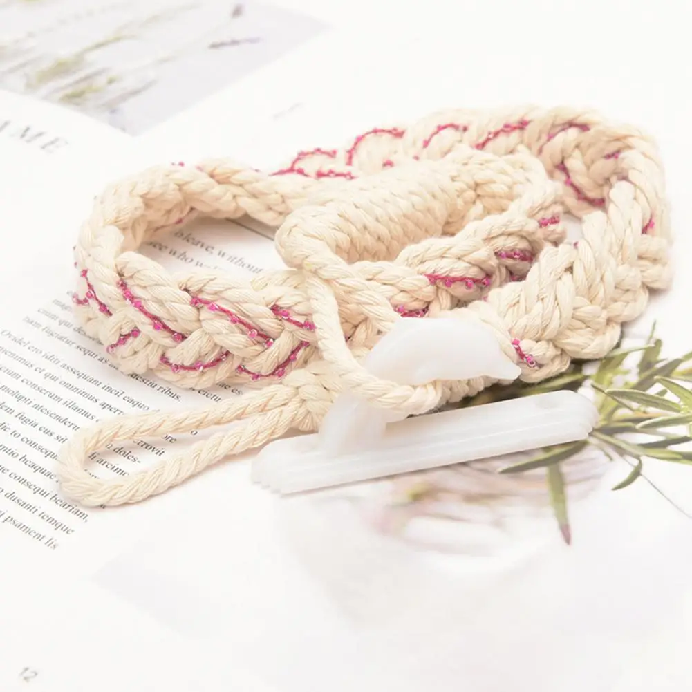 1 Set Cotton Flax Woven Twist Knotted Curtain Strap Buckle Holder Drape Tieback Rope
1 Set Cotton Flax Woven Twist Knotted Curtain Strap Buckle Holder Drape Tieback Rope