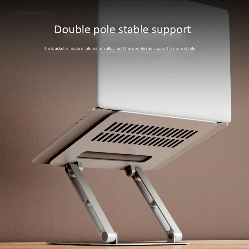 Foldable Lifting Telescopic Aluminum Alloy Portable Notebook Stand, Hollow Cooling Notebook Stand
Foldable Lifting Telescopic Aluminum Alloy Portable Notebook Stand, Hollow Cooling Notebook Stand