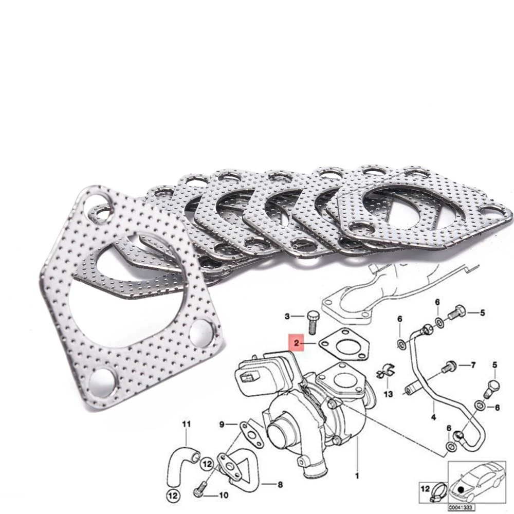 10Pcs/lot Aluminum Graphite Turbo To Manifold Gasket For BMW E36, E46, E39 530d M57 AF-CGQ184S
10Pcs/lot Aluminum Graphite Turbo To Manifold Gasket For BMW E36, E46, E39 530d M57 AF-CGQ184S