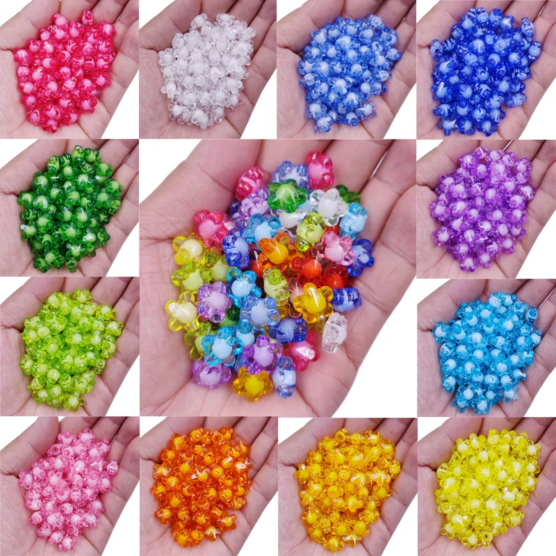 20Pcs 12mm Transparent Double Layer Flower Beads For Jewelry Making DIY Necklace Earrings Accessories
20Pcs 12mm Transparent Double Layer Flower Beads For Jewelry Making DIY Necklace Earrings Accessories