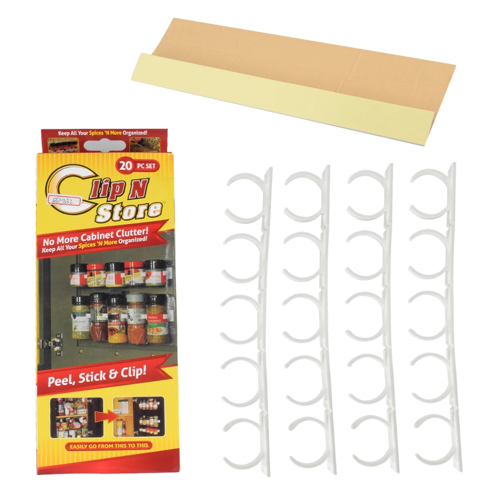 4 Pack Wall Cabinet Ingredient Door Kitchen Holder Rack Storage Cupboard Door Clip Jar Hanging Wall-Mounted Spice Bottle Rack
4 Pack Wall Cabinet Ingredient Door Kitchen Holder Rack Storage Cupboard Door Clip Jar Hanging Wall-Mounted Spice Bottle Rack