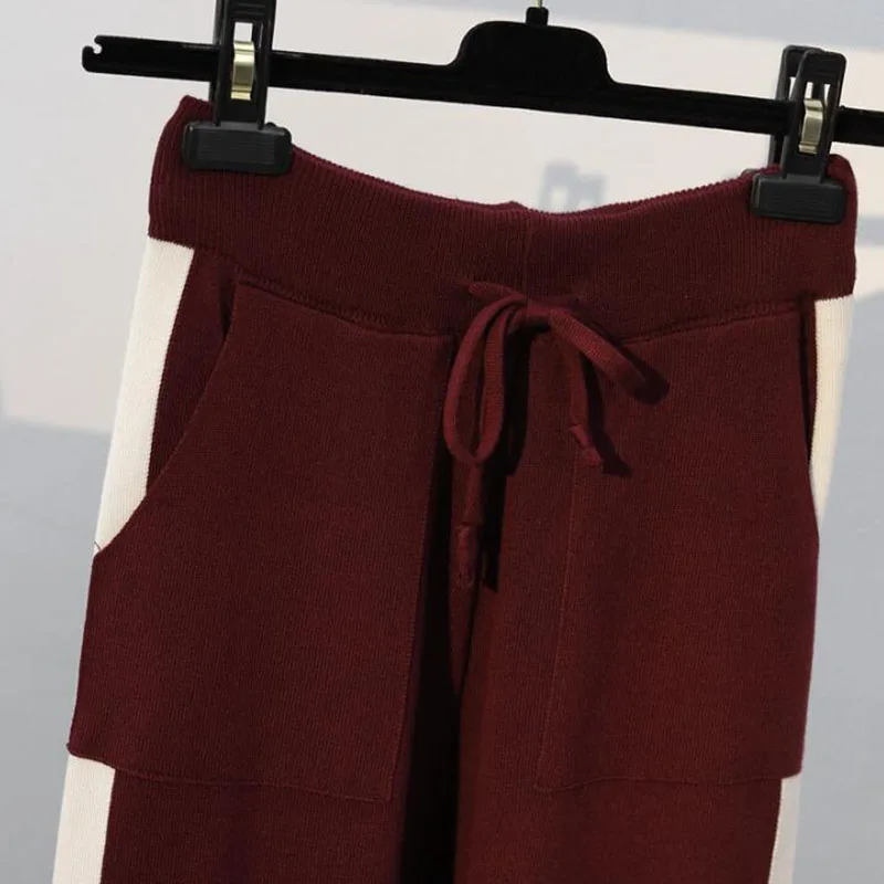 two piece set women tracksuit 2020 autumn casual sweater pullovers Knit top+ drawstrings Elastic Pants Suits plus size outfits
two piece set women tracksuit 2020 autumn casual sweater pullovers Knit top+ drawstrings Elastic Pants Suits plus size outfits