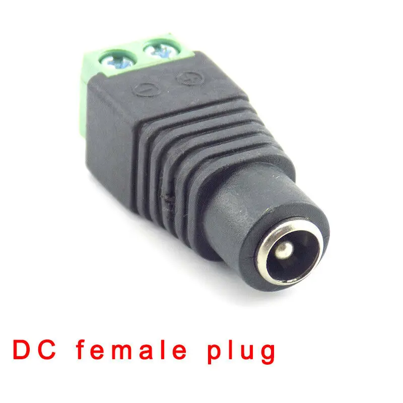 2pcs BNC Connector Male female Coax CAT5 Video Balun 12V DC Adapter Plug for Led Strip Lights CCTV Camera Accessories
2pcs BNC Connector Male female Coax CAT5 Video Balun 12V DC Adapter Plug for Led Strip Lights CCTV Camera Accessories