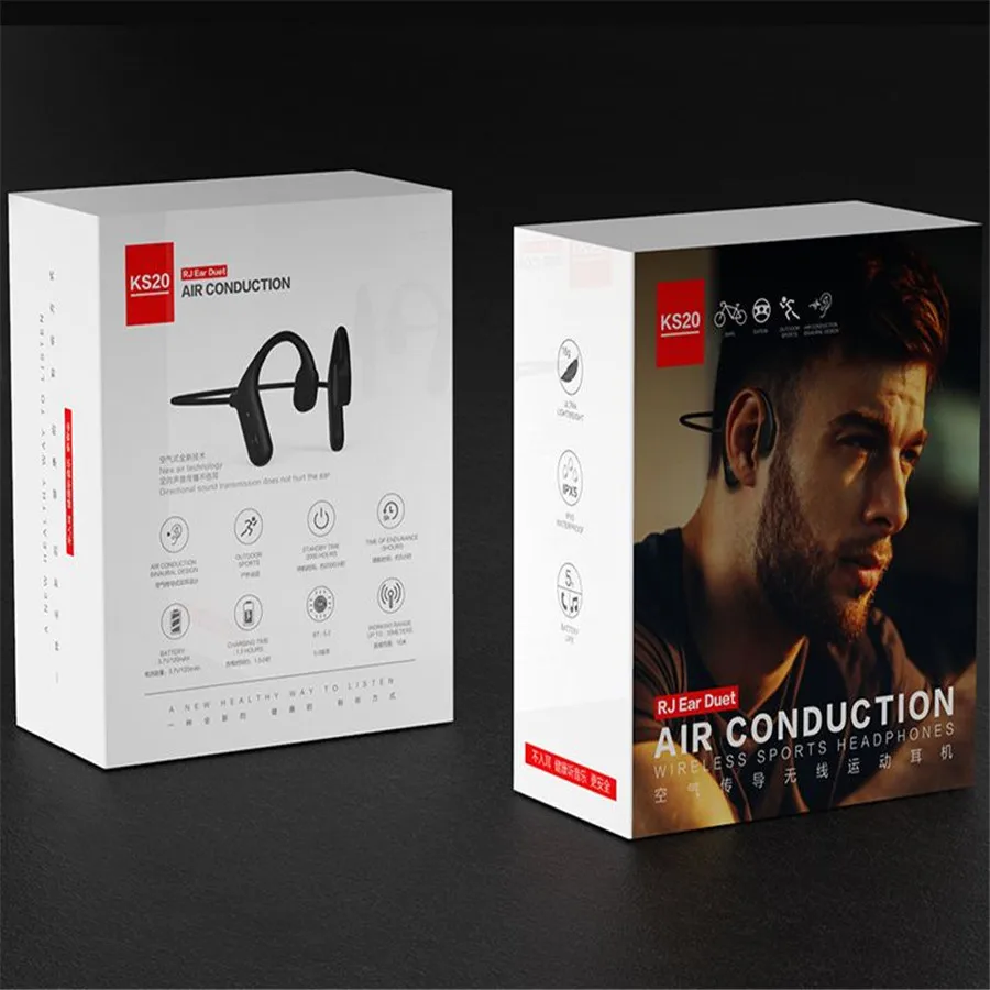 KS20 Bone Conduction Wireless Bluetooth 5.0 Waterproof Sports Earphones Hands-free Headphone With Mic Open Ear Headsets For Run
KS20 Bone Conduction Wireless Bluetooth 5.0 Waterproof Sports Earphones Hands-free Headphone With Mic Open Ear Headsets For Run