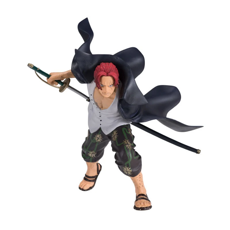 

BANDAI Original Genuine Banpresto Japanese Animation Model ONE PIECE Shanks Swordsman Chopping Sword Figure