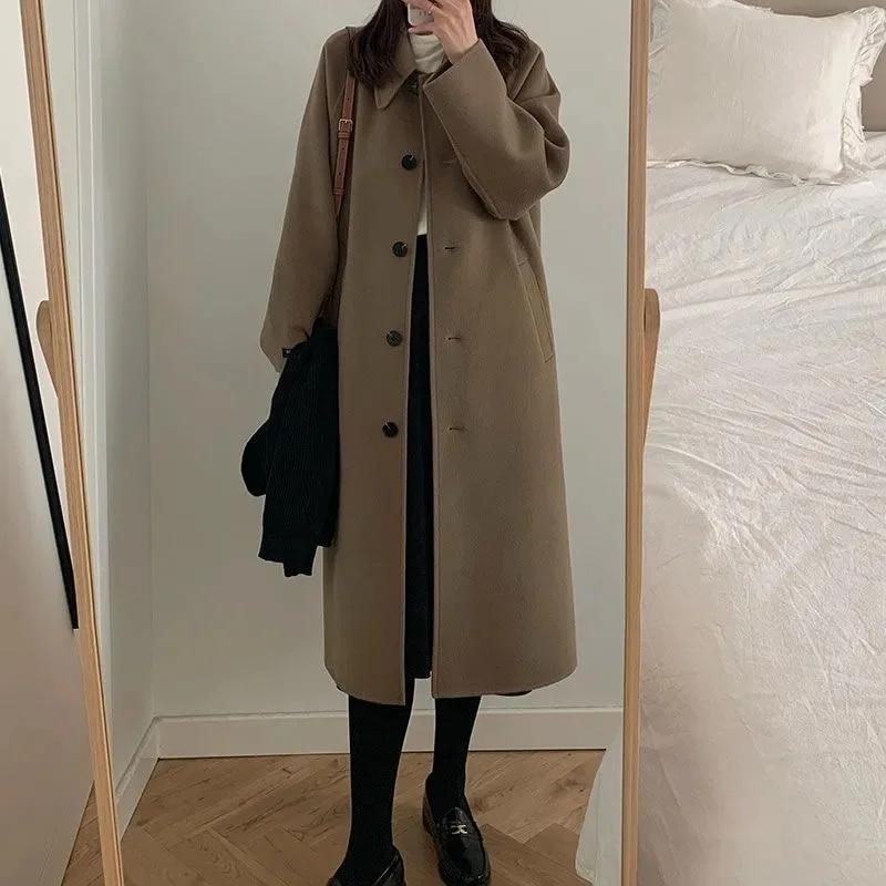 Trench Coat For Women Small Woolen Coat For Female Students Autumn And Winter WildWindbreaker
Trench Coat For Women Small Woolen Coat For Female Students Autumn And Winter WildWindbreaker